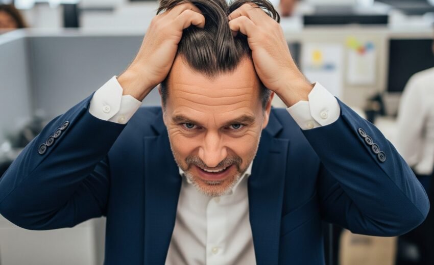 Old Mangers Pull their Hair